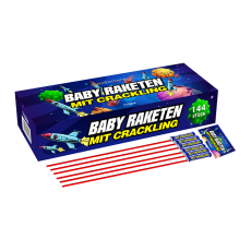 Baby-Raketen mit Crackling