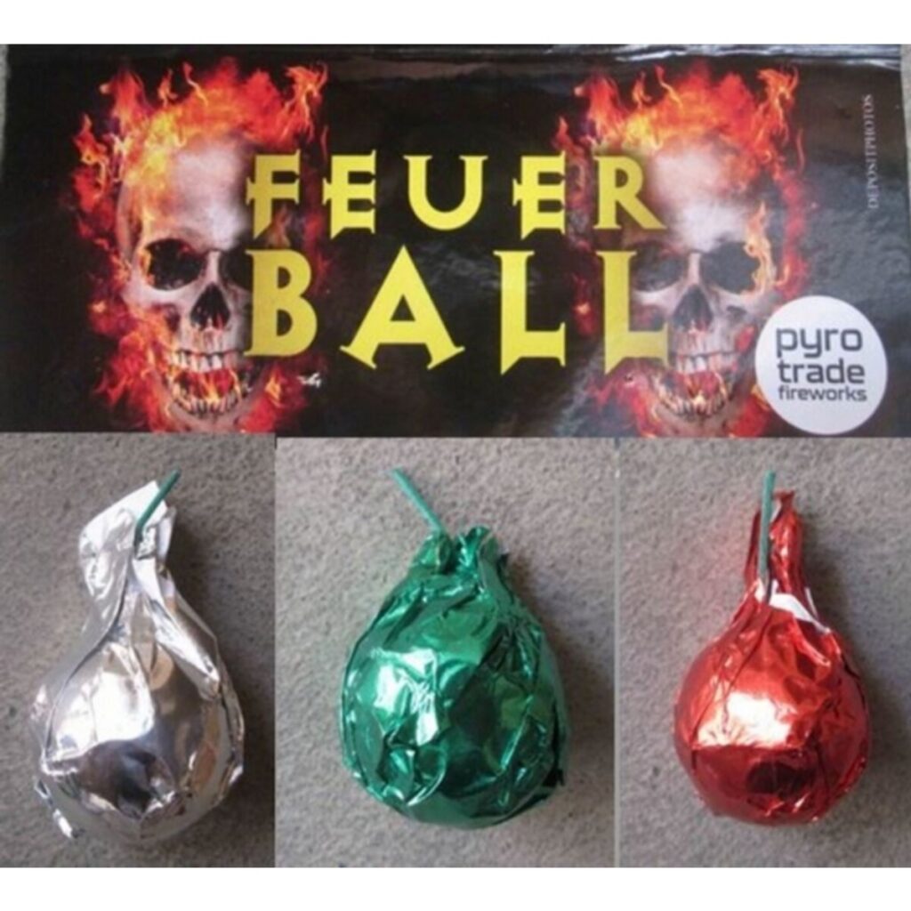 Feuerball Doppel-Cracklingbälle